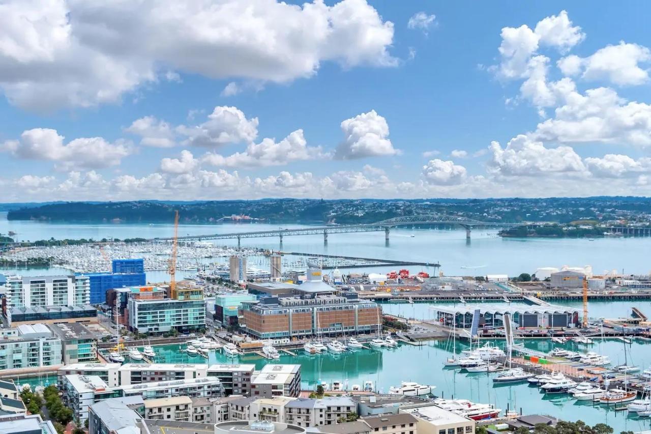 Апартаменты Amazing Harbour, Skytower And Rangitoto Views Окленд Экстерьер фото