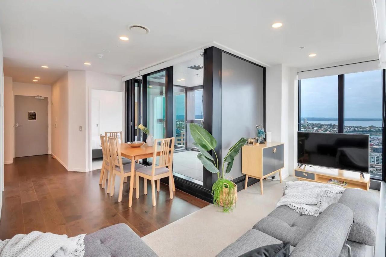 Апартаменты Amazing Harbour, Skytower And Rangitoto Views Окленд Экстерьер фото