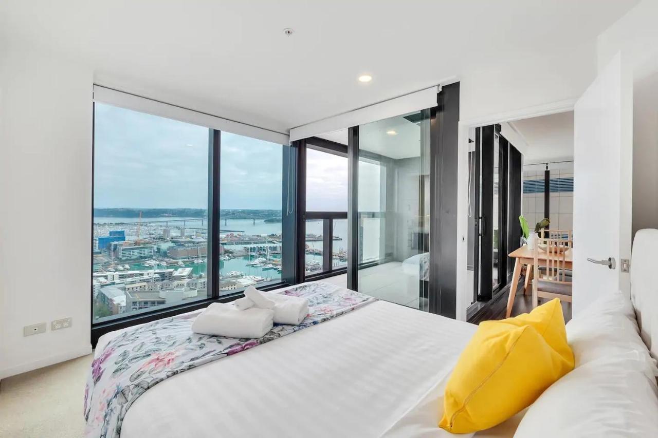 Апартаменты Amazing Harbour, Skytower And Rangitoto Views Окленд Экстерьер фото